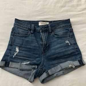 PacSun Dark Blue Jean Shorts